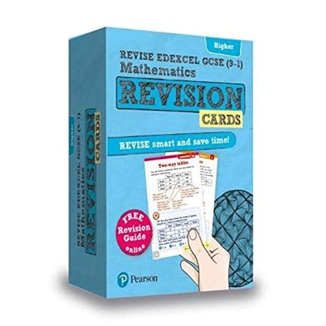 REVISE Edexcel GCSE 9 1 Mathematics Higher Revision Cards By Harry