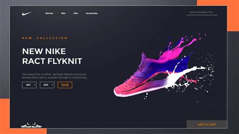 Nike Website Ui Design Tutorial Html Css And Javascript Youtube