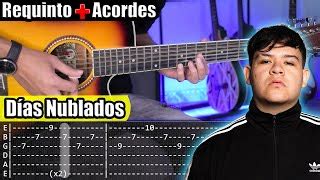 D As Nublados Junior H Tutorial Guitarra Requinto Acordes