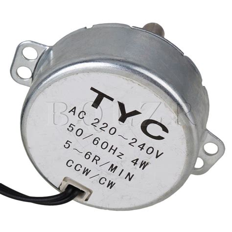 TYC-50 AC 12V/220V 5/6RPM 50/60Hz 4W CW/CCW Synchronous Motor For ...