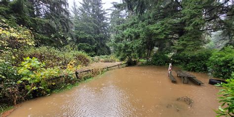 Flooding Closures Delays Along Oregon Coast Highway 101 At Seaside