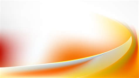 Free Orange and White Abstract Wave Background