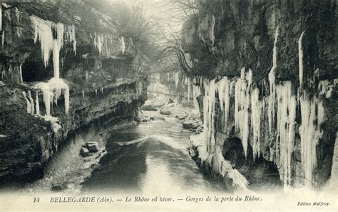 Bellegarde sur Valserine Bellegarde Ain Le Rhône en hiver