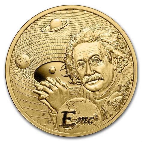 250 Dollar Icons Of Inspiration Albert Einstein Niue Island 1 Oz