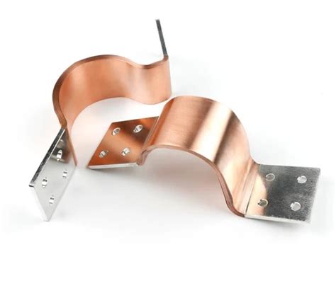 Custom Automotive Bus Bar Connectors Flexible Copper Electrical Busbar ...