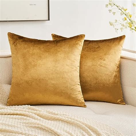 Amazon Miulee Pack Of Velvet Soft Solid Decorative Square Throw