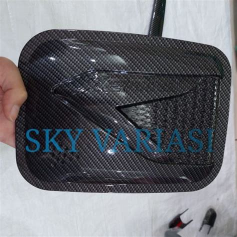 Jual Tank Cover Tutup Tangki Bensin All New Xenia Carbon