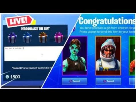 Gifting Subscribers Free Skins Live In Fortnite Free Vbucks Pro