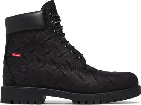 Buy Supreme X 6 Inch Premium Waterproof Boot Embossed Diamond Plate Black Tb0a6de1 001 Goat