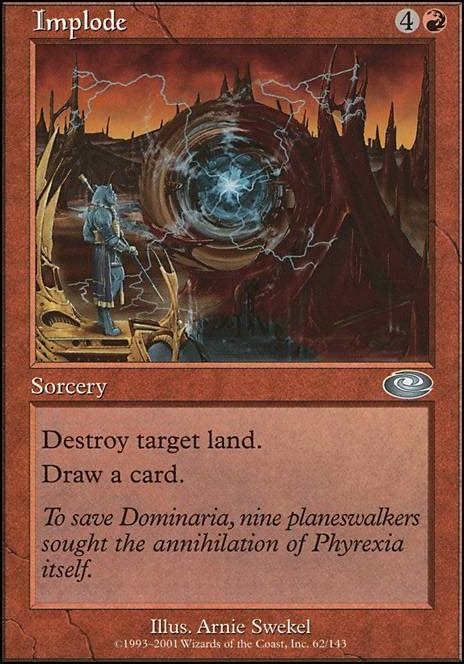 Mono Red Land Destruction Edh Commander Edh Mtg Deck