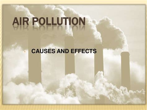 Air Pollution Presentation