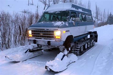 Very Attractive: 1993 Chevrolet Snowcat Track Van | Barn Finds