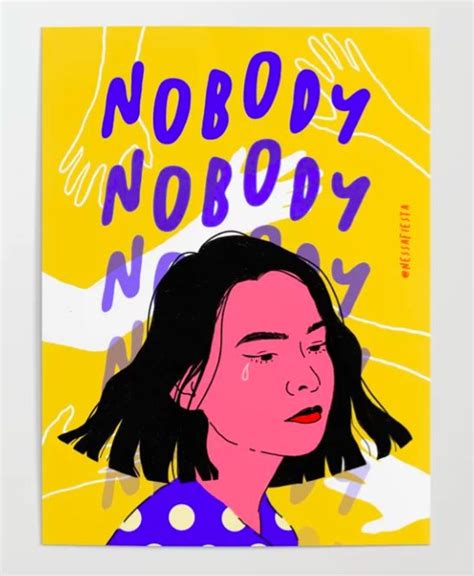 Nobody Nobody Nobody Poster | Poster affiche, Dessin, Art