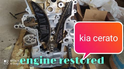 Kia Cerato Engine Restored YouTube