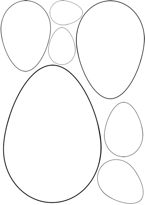 Free Printable Large Easter Egg Pattern