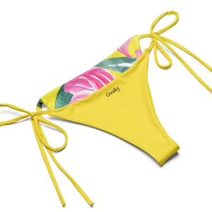 Lily Floral Print Triangle Bikini Coconut Girl Hot Girl Summer Y K