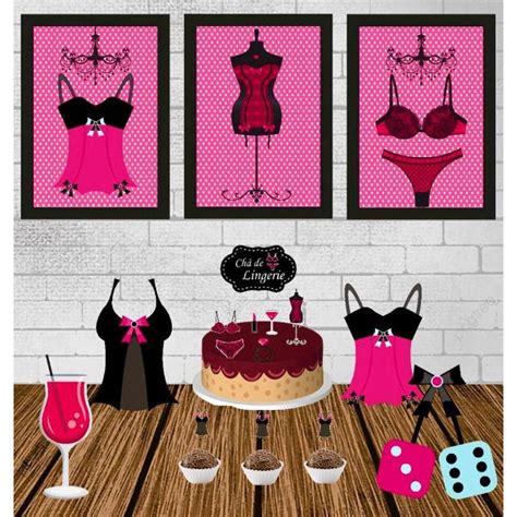 Kit só um Bolinho para Festa Chá de Lingerie LEIA A DESCRIÇÃO Shopee Brasil