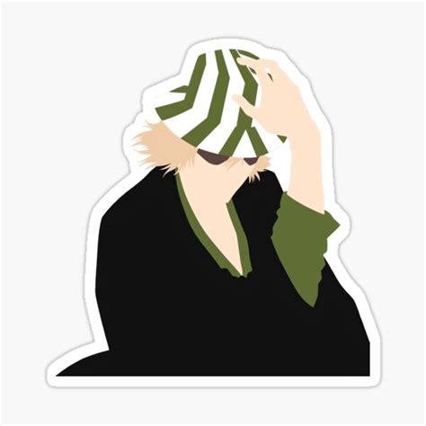 Kisuke Urahara Minimalistic Design Sticker For Sale By Plaindessin