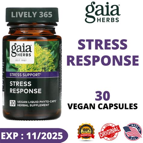 Jual Stress Response Anti Cemas Stress Gaia Herbs 30 Veg Capsules