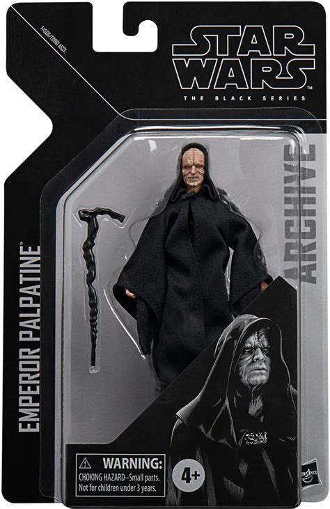 Star Wars The Black Series Emperor Palpatine Action Figure With Throne