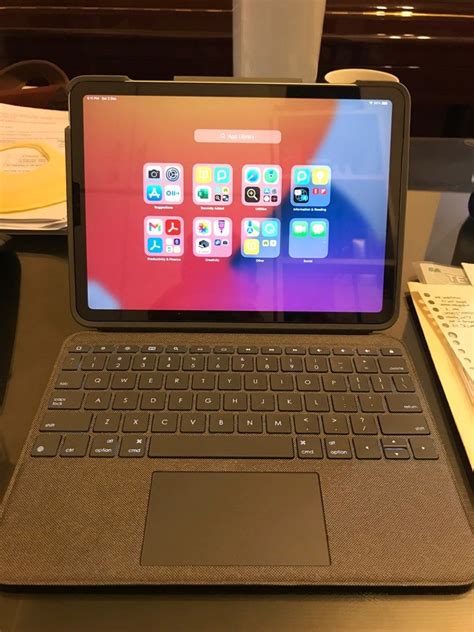 Logitech Folio Touch For Ipad Air 4th Generation 手提電話 平板電腦 平板電腦