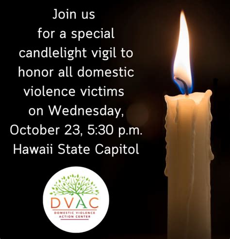 Candlelight Vigil To Honor Domestic Violence Victims Go Hawaii