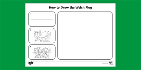 Free How To Draw The Welsh Flag Teacher Made Twinkl