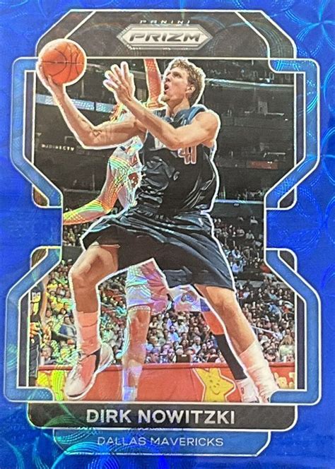 Dirk Nowitzki 2021 Prizm 289 Choice Blue 39 RAW Price Guide Sports