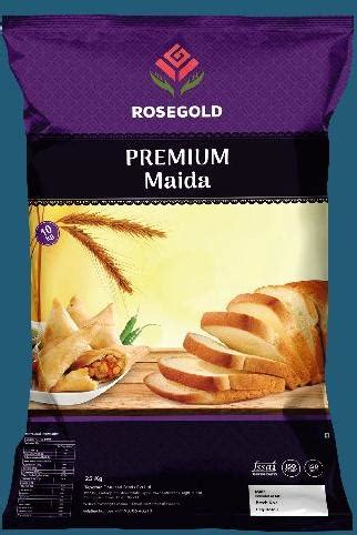 Kg Rosegold Premium Maida Flour Packaging Type Plastic Bag Color