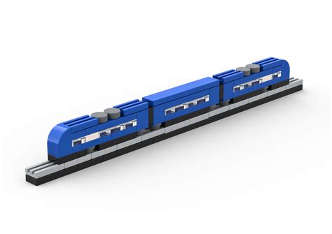 Lego Moc Micro Shuttle Train By The Bobby Brix Channel Rebrickable