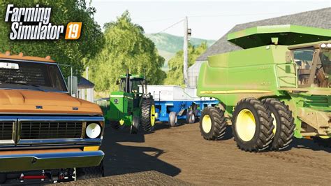 Fs19 Farm Yard Is Full Of Deere Finishing Corn Harvest 2019 Youtube