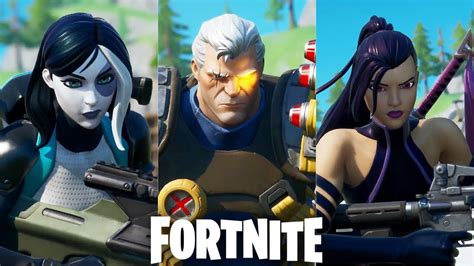 Fortnite Cable Domino And Psylocke X Force Bundle Available Now