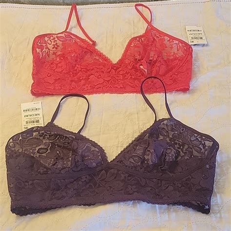 Inc International Concepts Intimates And Sleepwear 2 Inc Intimates Core Lace Bras Red Purple