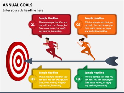 Annual Goals PowerPoint and Google Slides Template - PPT Slides