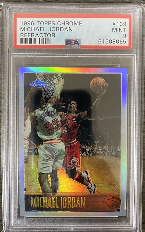 Michael Jordan Topps Chrome Refractor Card Psa Ebay