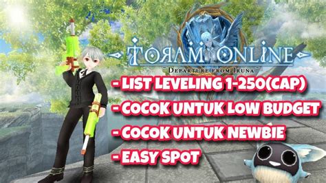 List Leveling Toram Online Easy Spot Youtube