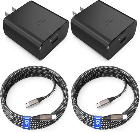 45w Usb C Charger 2 Pack 45 Watt Samsung Super Fast