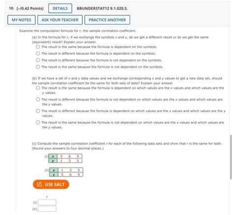 Solved Points Details Bbunderstat Chegg