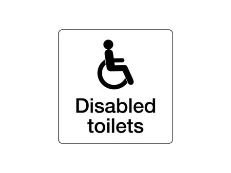 Handicap Toilet Sign