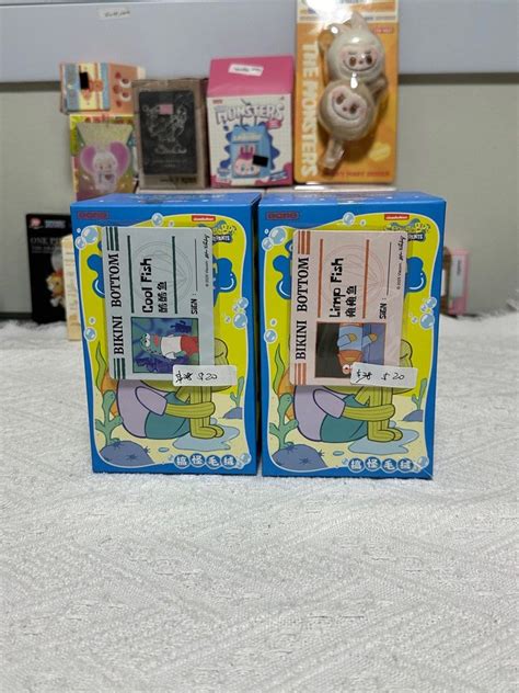 BNIF Popmart SpongeBob Bikini Bottom Plush Hobbies Toys Toys Games On Carousell