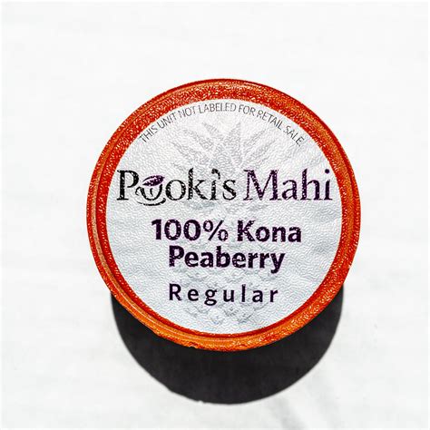 SOLD OUT / SHIPPING 2020: Peaberry 100% Kona Coffee Pods - Pooki's Mahi®