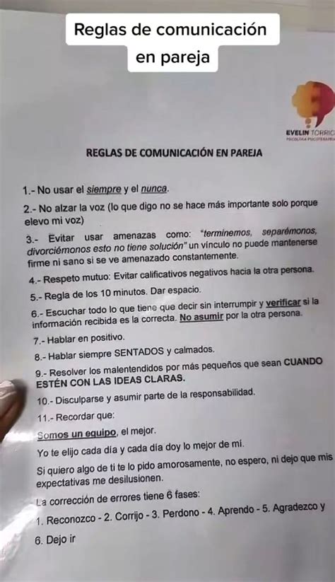 Reglas De Comunicación En Pareja En 2024 Comunicacion En Pareja