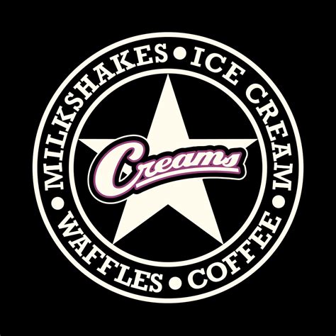 Creams Logo Ice Cream Packaging Design Agency Ice Cream Bucket