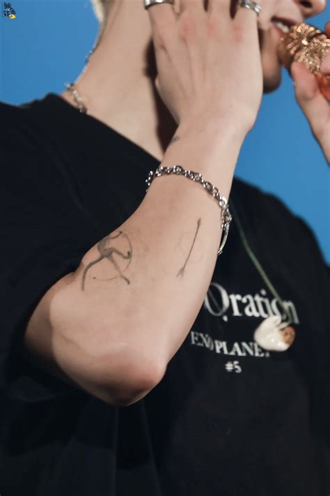 Chanyeol S Tattoos On X Exo Chanyeol Chanyeol Park Chanyeol