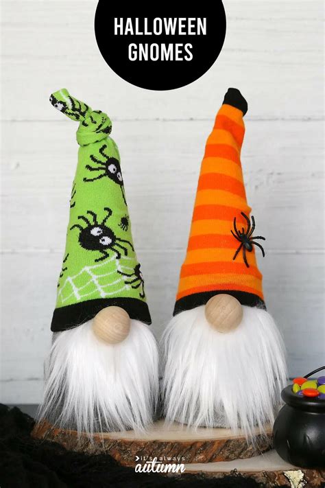 Halloween Sock Gnomes | AllFreeHolidayCrafts.com