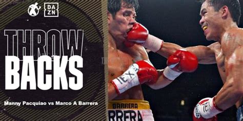 Manny Pacquiao Vs Marco Antonio Barrera Boxing News