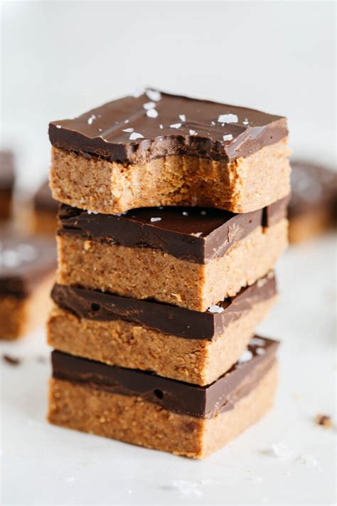 Dark Chocolate Almond Butter Bars Eat Yourself Skinny