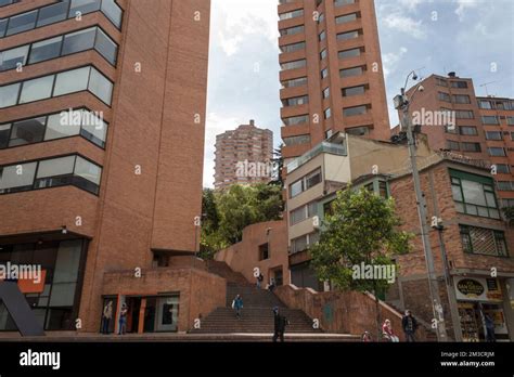 Bogota Colombia Residential And Office Brick Skyscrapers At Downtown