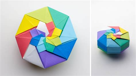 Origami Octagon Box Origami Gift Box Diy Youtube