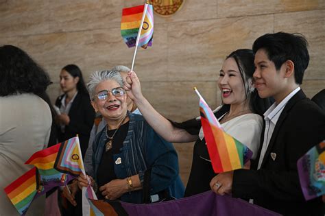 Thailand Senate Approves Landmark Same Sex Marriage Bill Bloomberg